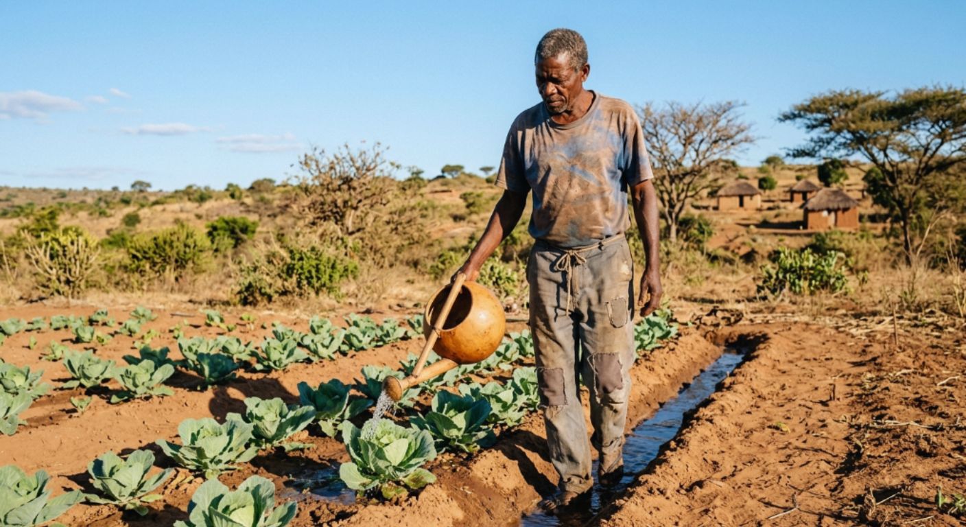 Irrigação Sustentável de Couve Durante o Inverno Seco nas Zonas Rurais Moçambicanas