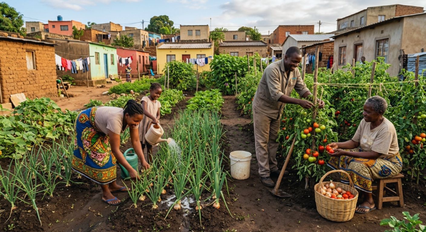 Machamba Familiar no Bairro: Como Produzir Cebola e Tomate em 20 Metros Quadrados
